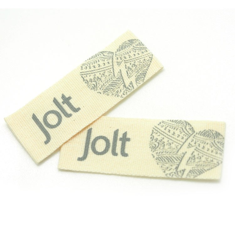 厂家定做服装织唛领标新款压纹织标服装辅料批发定制