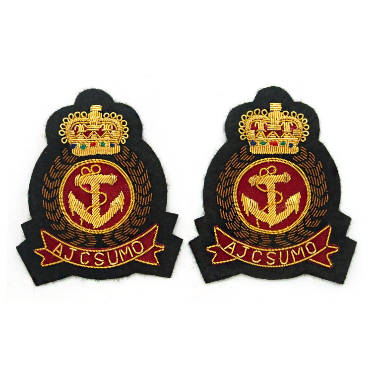 源头厂家立体印度绣新款金属丝绣花章服装箱包辅料批发可设计